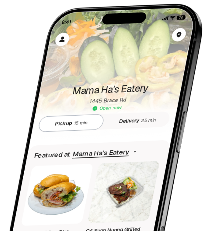 Mama Ha's Eatery app preview