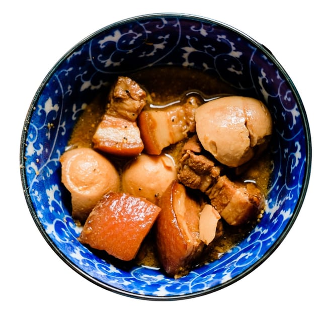 C5. Thit Kho Trung (Pork Belly & Eggs).
